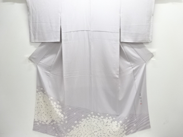 JAPANESE KIMONO / IRO-TOMESODE / SAKURA / ARTIST WORK